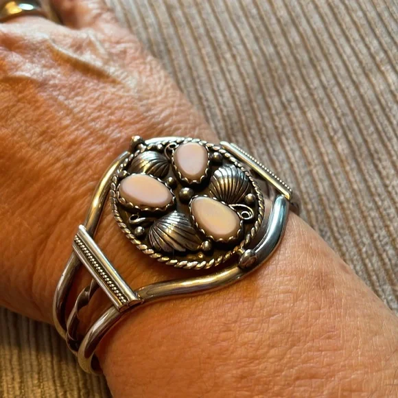 Vintage SS/Kingsman turquoise reversible cuff - Picture 5 of 10